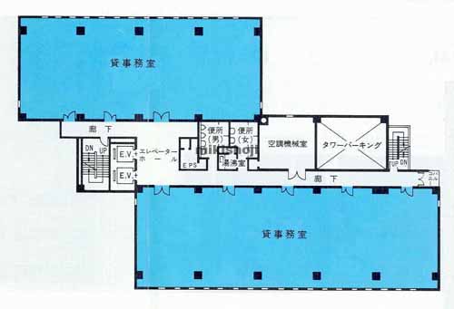 長野市全域の日本生命長野県庁前ビル 平面1