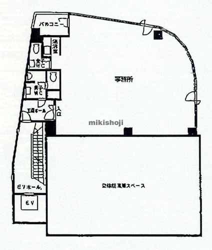中区その他の音羽第二ビル 平面1