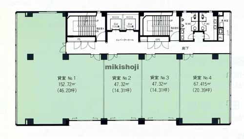 岡崎市全域の岡崎東ビル 平面1