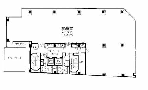 栄の新鏡栄ビル 平面1