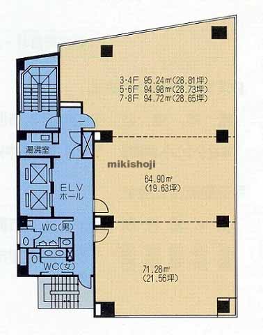 松本市全域のセントラル松本中央ビル 平面1