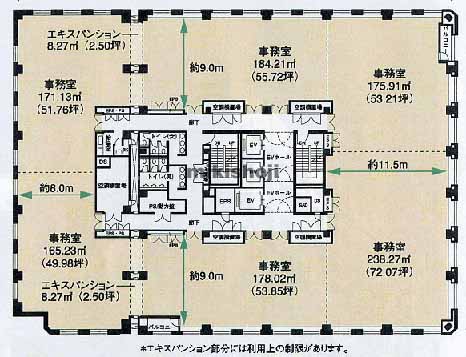 栄のＮＢＦ名古屋広小路ビル 平面1