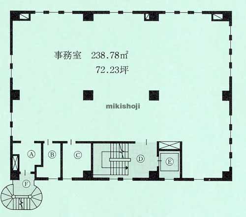 多治見市全域の日章ビル 平面1
