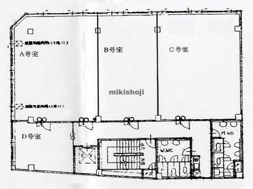 刈谷市全域の第５セントラルビル 平面1