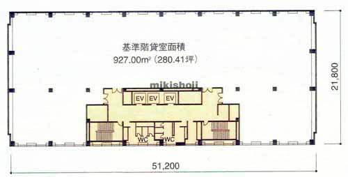 長野市全域のハーモニー七瀬ビル　本館 平面1