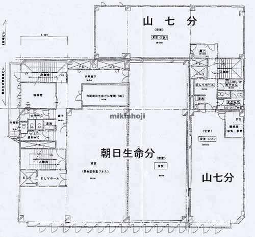 岡崎市全域の山七東岡崎ビル 平面1