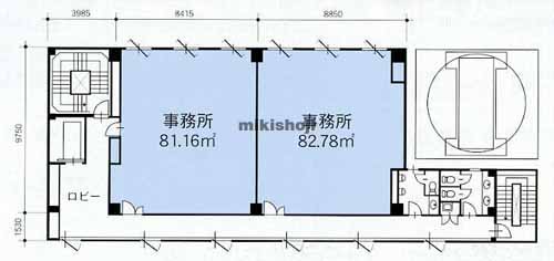静岡市全域の迦葉館(ｶｼｮｳｶﾝ) 平面1