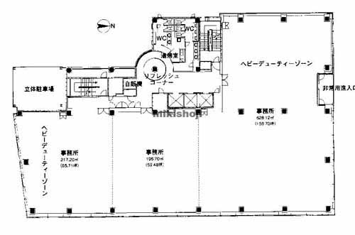 中区その他のMATSUBARA328Building(旧テルウェル新松原ビル) 平面1