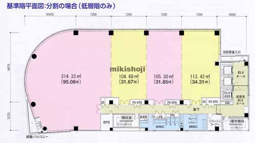 名駅南・平池町の名駅サウスサイドスクエア 平面1