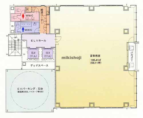 合人社名古屋丸の内ビル 平面1