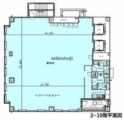 丸の内・錦のＣＩＲＣＬＥＳ名古屋錦 平面1