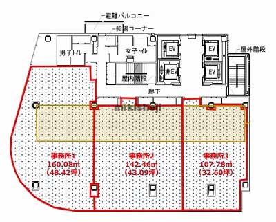 三甲名古屋錦ビル 平面1