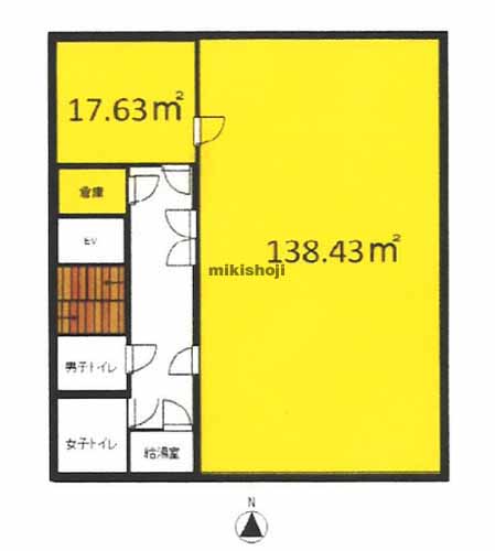 那古野・名駅の第１５平松オフィスビル 平面1