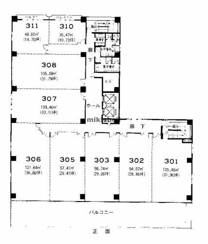 本町和光ビル 平面1