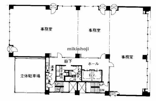 おおきに御堂筋瓦町ビル 平面1