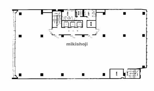 土佐堀・京町堀・西本町の日栄ビルディング 平面1