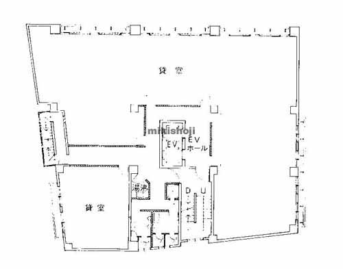 土佐堀・京町堀・西本町の扶桑ビル 平面1