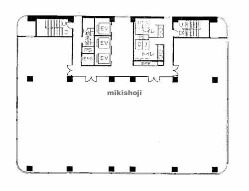土佐堀・京町堀・西本町の肥後橋ユニオンビル 平面1
