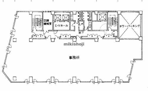 土佐堀・京町堀・西本町のインターワンスクエア西本町 平面1
