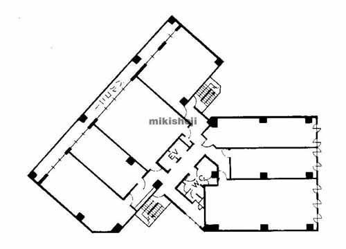新大阪タマビル（新大阪ビル西館) 平面1