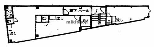 中央区他のユーザック法円坂ビル 平面1