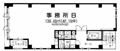 北浜～淡路町の吉田一閑ビル 平面1