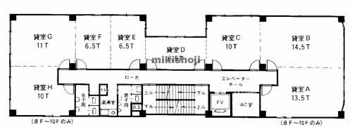 西中島・宮原・東三国の新大阪千代田ビル 平面1