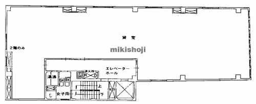 南森町周辺のＮＩＳＨＩＴＥＮＭＡ　ＧＴＣ　ＢＬＤＧ 平面1