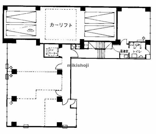 中央区他の第五松屋ビル 平面1