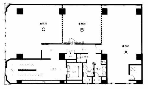 池田ビル３号館 平面1