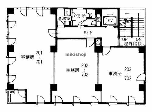 西中島・宮原・東三国の新大阪ストロングビル 平面1