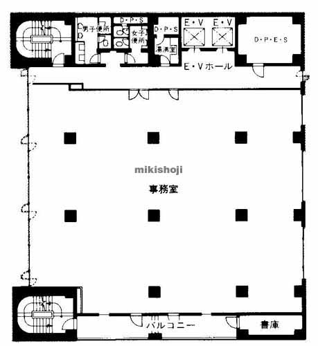 中央区他のＮＳビル 平面1