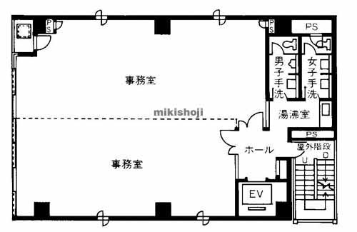 北浜～淡路町の松栄ビル 平面1