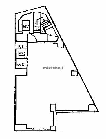 湊町・元町・難波中・日本橋・敷津のタカタビル 平面1