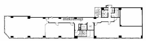 北浜東～常磐町の天満橋八千代ビル別館 平面1