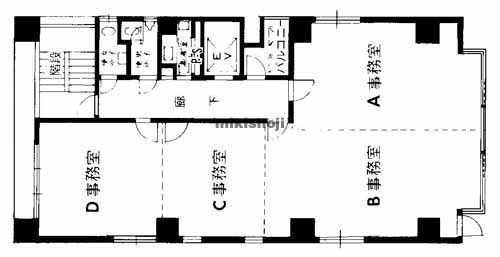 若杉グランドビル別館 平面1