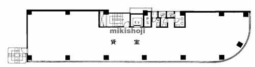 中之島岡田ビル 平面1