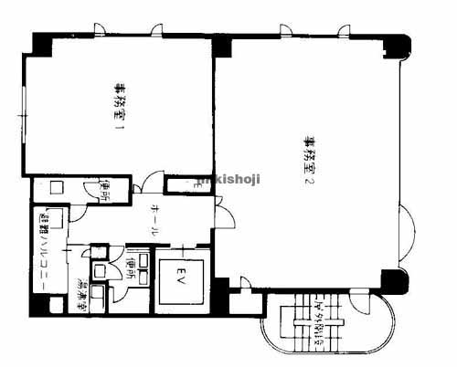 西区他の北堀江ゲイトビル 平面1