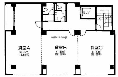 天満ファーストビル 平面1