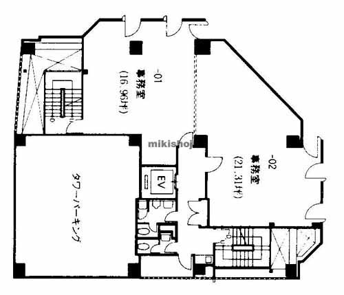 西中島・宮原・東三国のＮＬＣ新大阪６号館 平面1