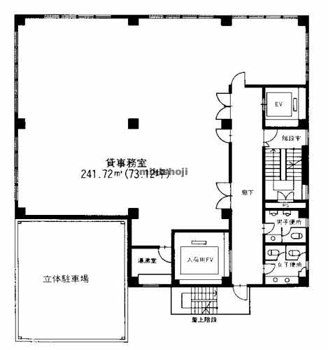 湊町・元町・難波中・日本橋・敷津のＮＩＣビル（ニックビル） 平面1