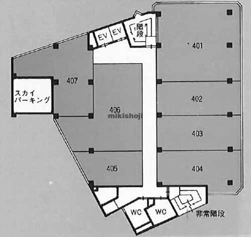 岸和田市の泉州ビルディング 平面1