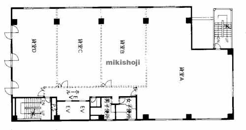 吹田市のエサカ中央ビル 平面1