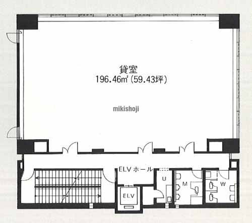 八尾市のダイエービルド八尾ビル 平面1