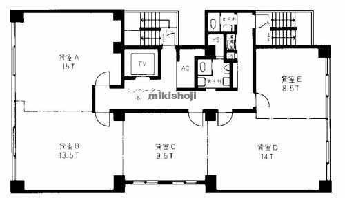 堺市の堺東八千代ビル 平面1