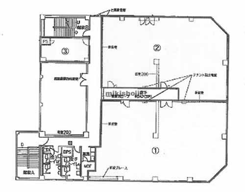 八尾市の八尾藤増興産ビル 平面1