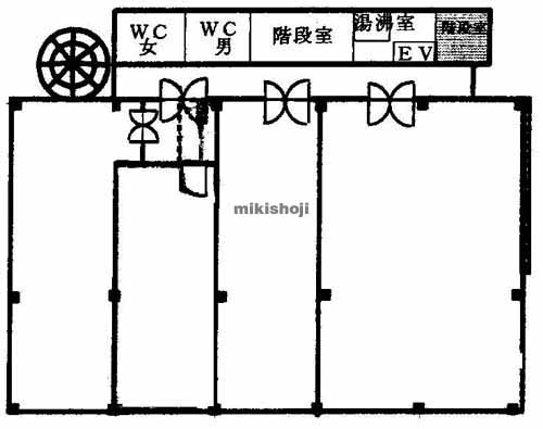 吹田市の第１ロンヂェビル 平面1