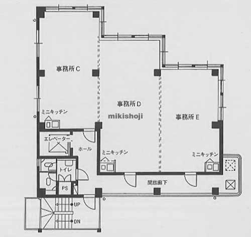 八尾市のリバティ八尾 平面1