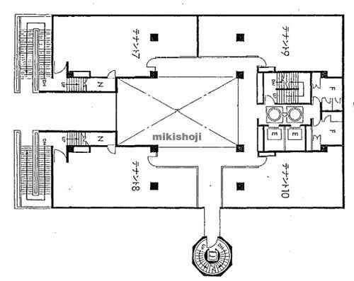 大津市のリンクスビル 平面1