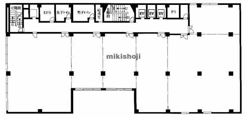 下京区の京都証券ビル 平面1